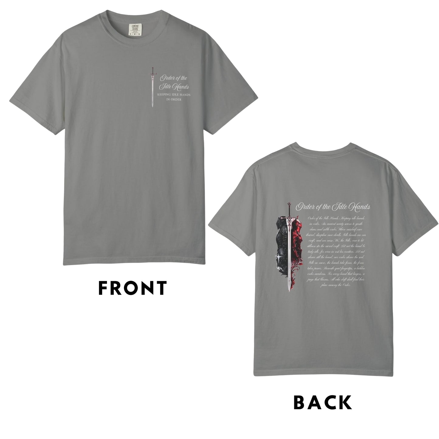 Order of the Idle Hands T-shirt 2