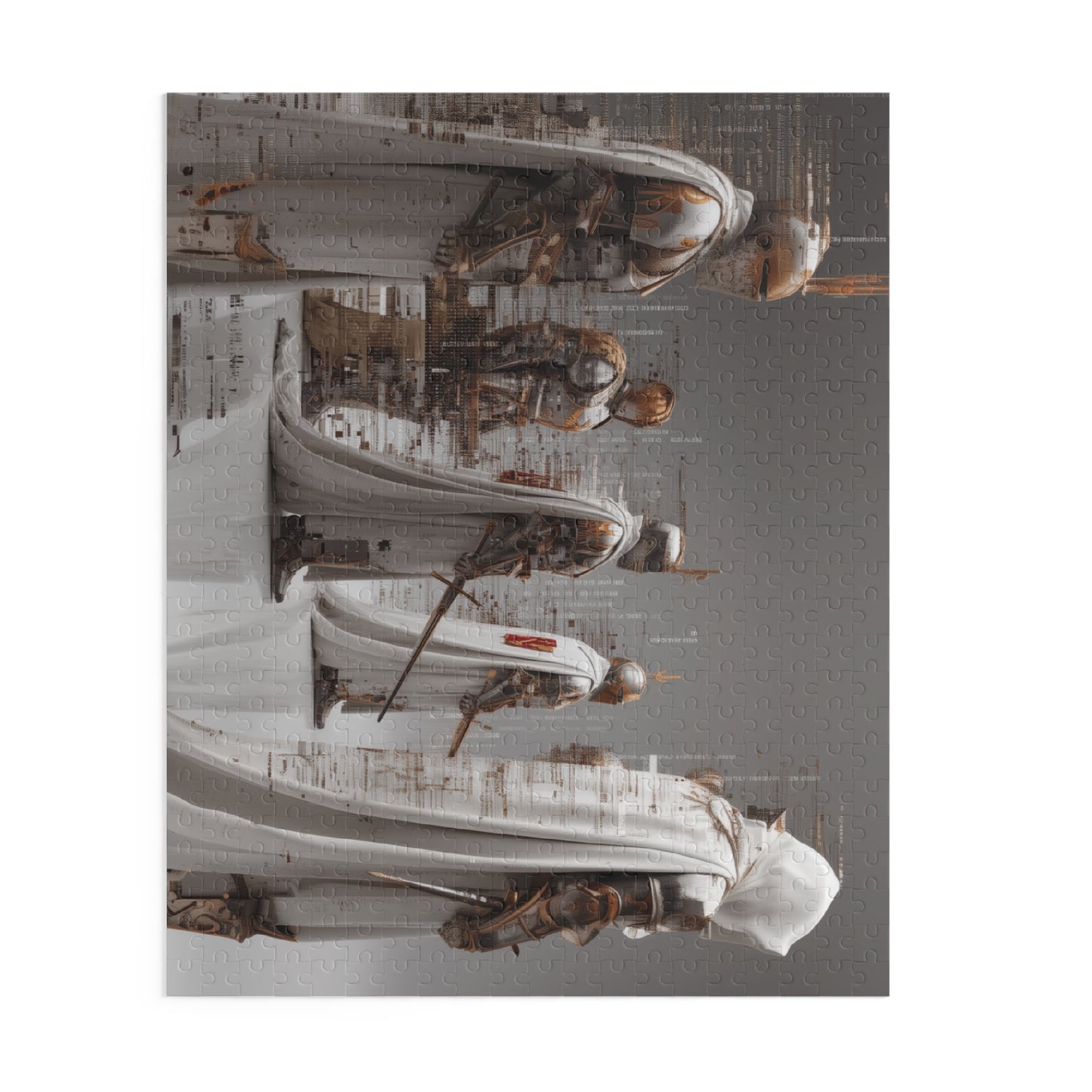 The Coded Knights Puzzle
