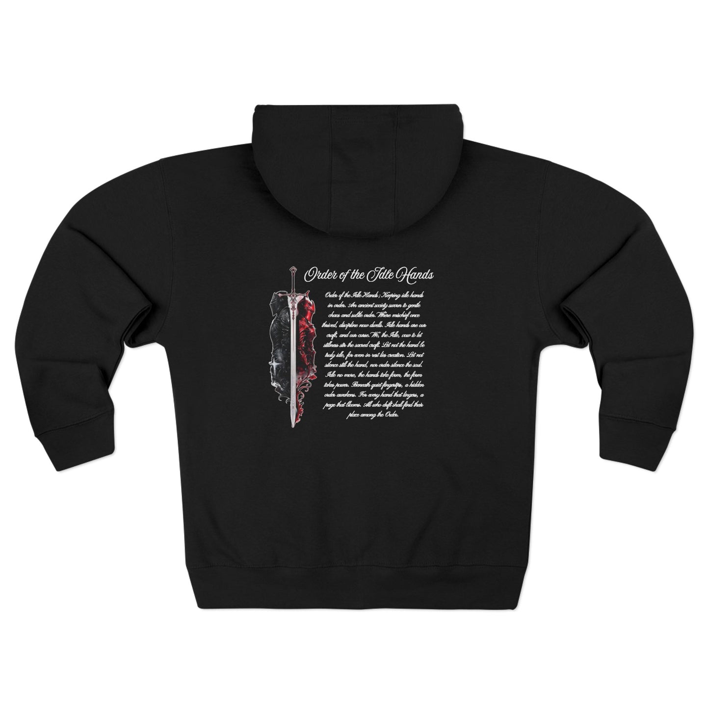 Order of the Idle Hands Zip Hoodie