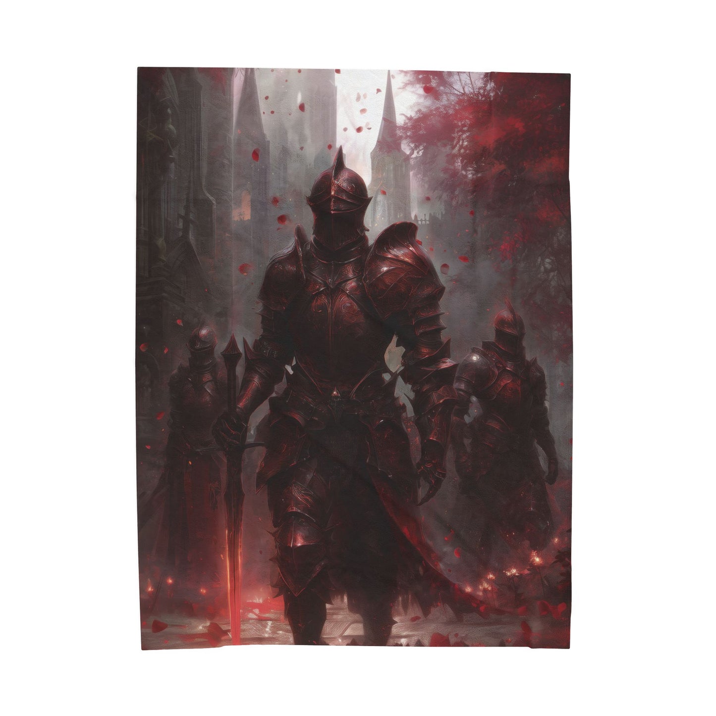 Crimson Knights Blanket