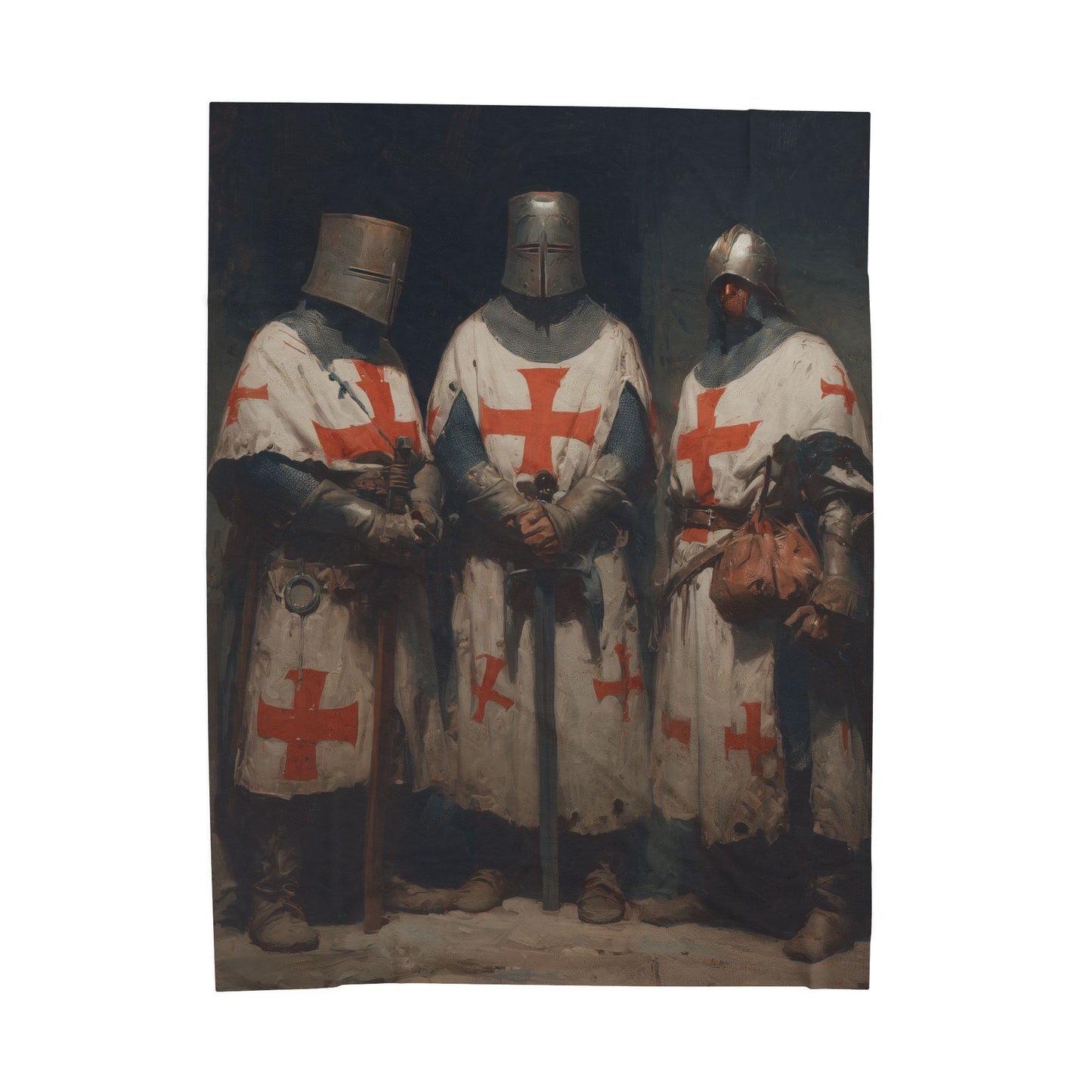 Templars Crusaders Blanket