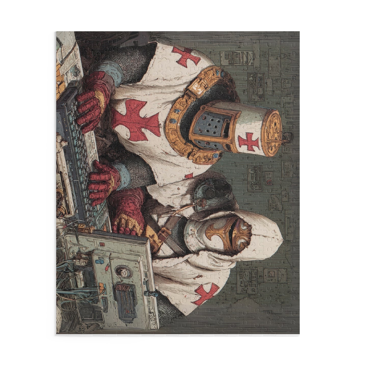 Coded Knights Puzzle