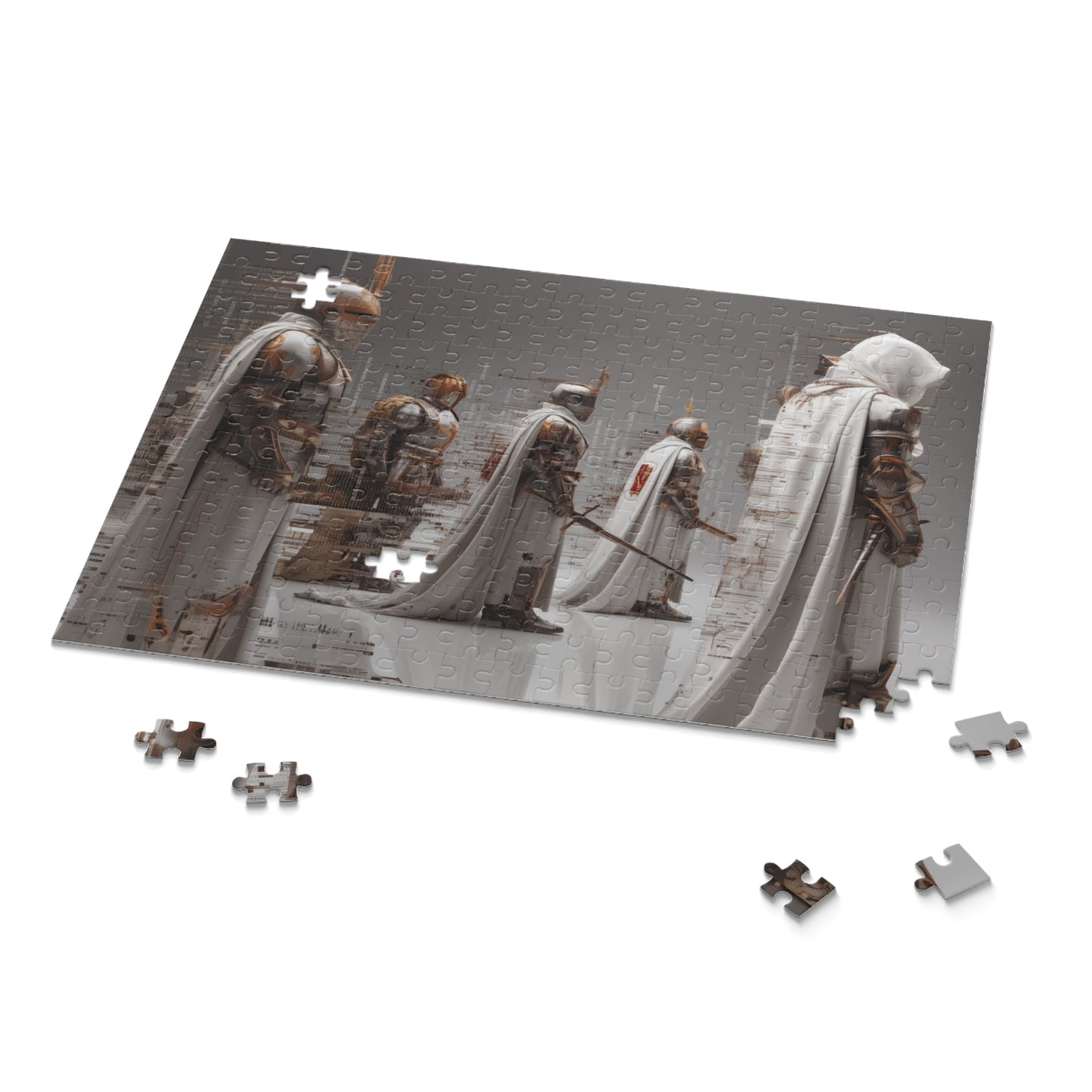 The Coded Knights Puzzle