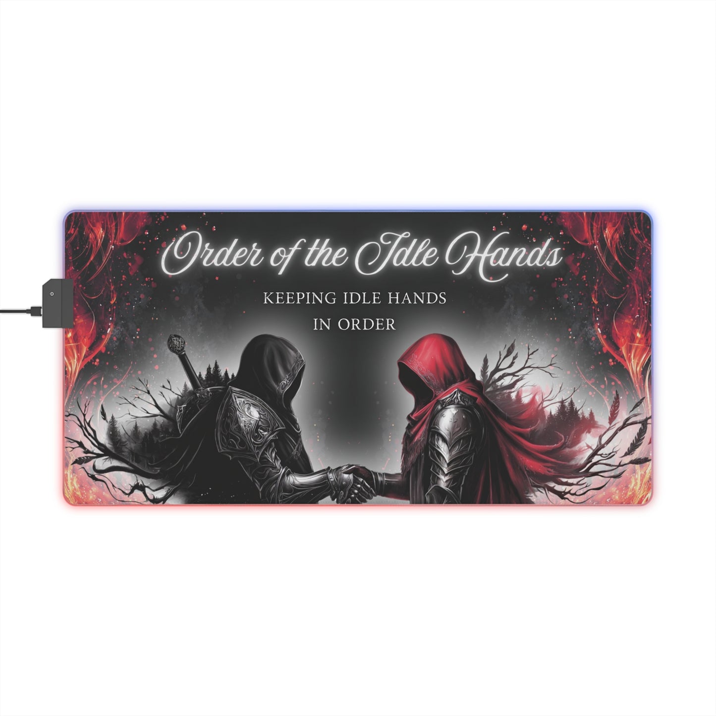 Order of the Idle Hands LED Gaming Mouse Pad