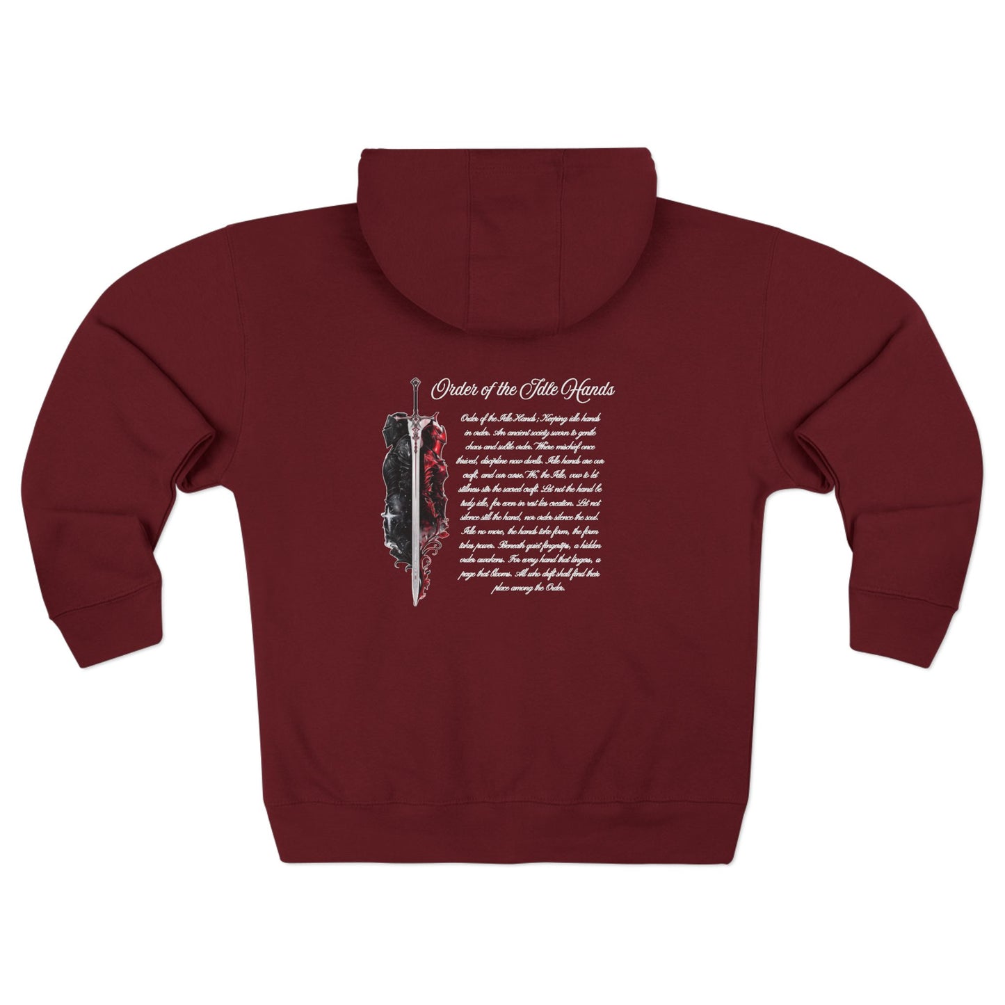 Order of the Idle Hands Zip Hoodie
