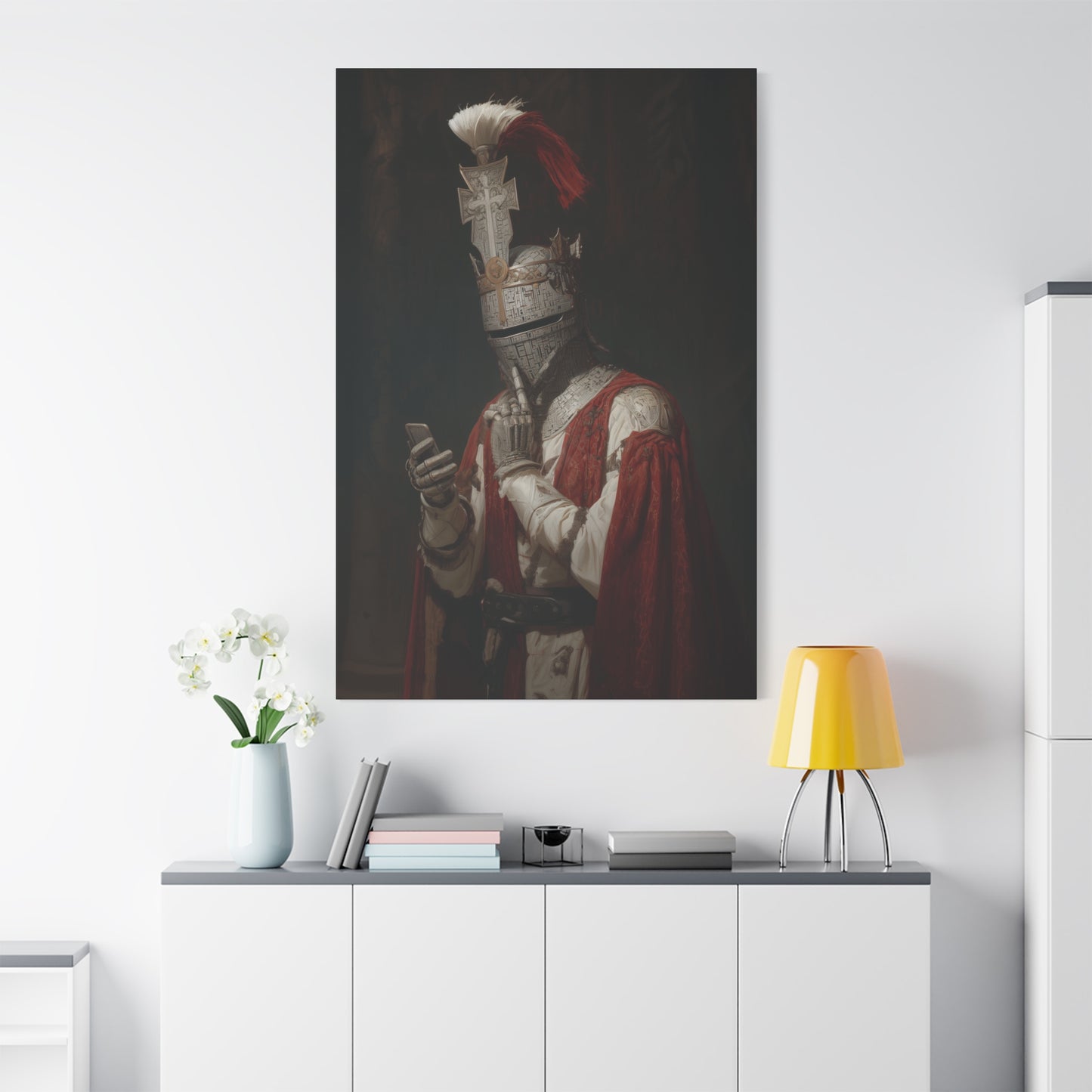 The Contemplating Canvas