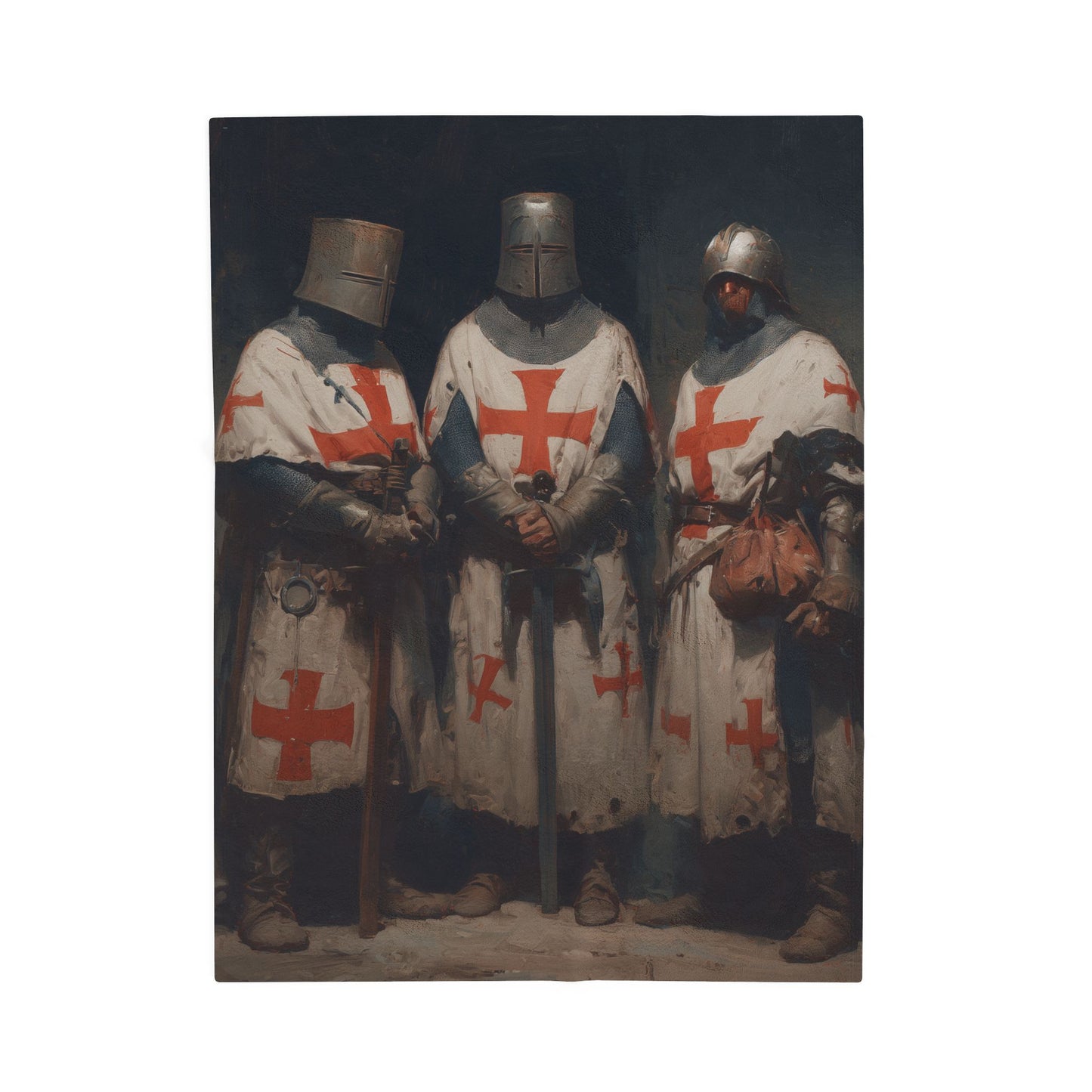 Templars Crusaders Blanket