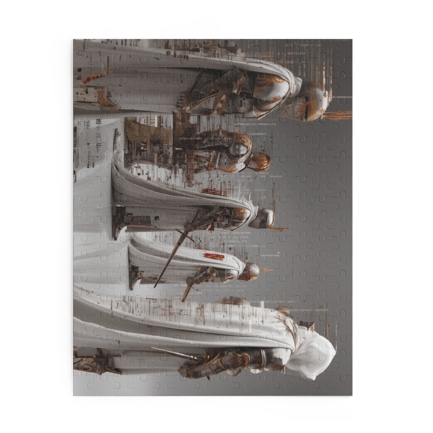 The Coded Knights Puzzle