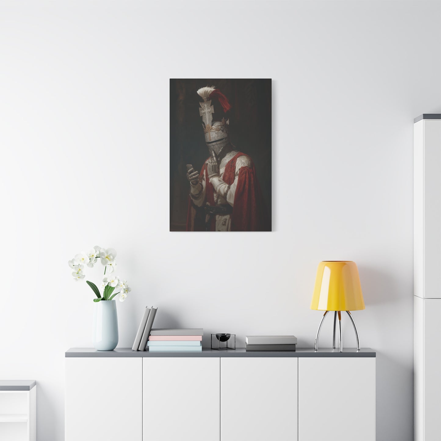 The Contemplating Canvas