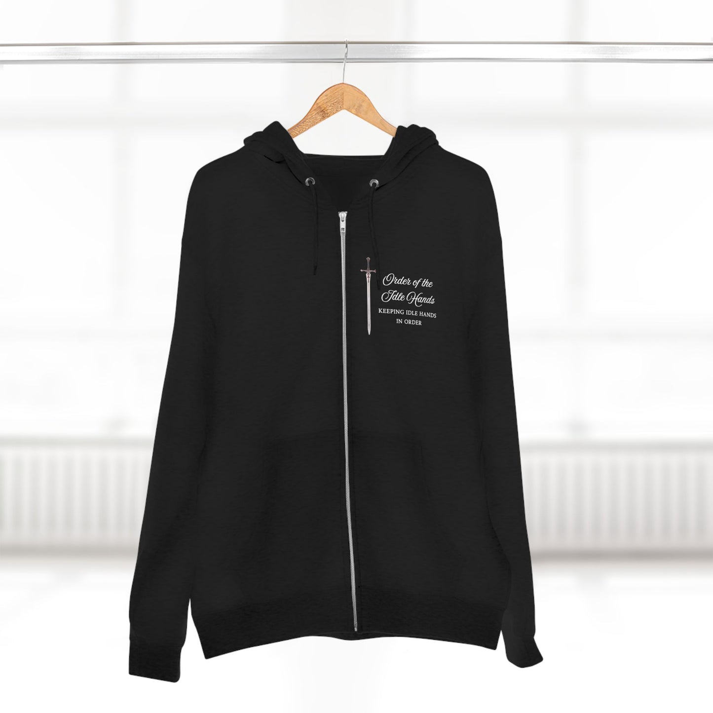 Order of the Idle Hands Zip Hoodie