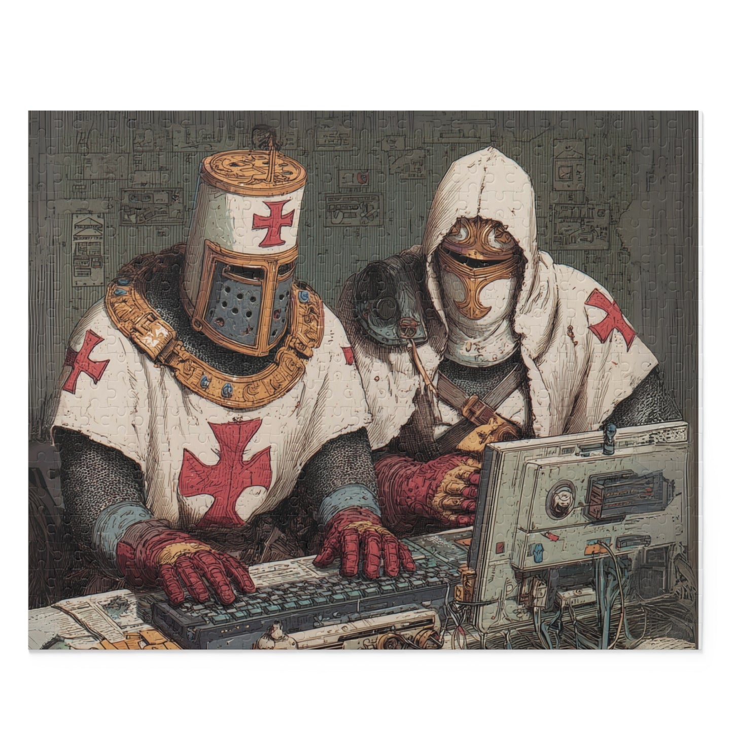 Coded Knights Puzzle