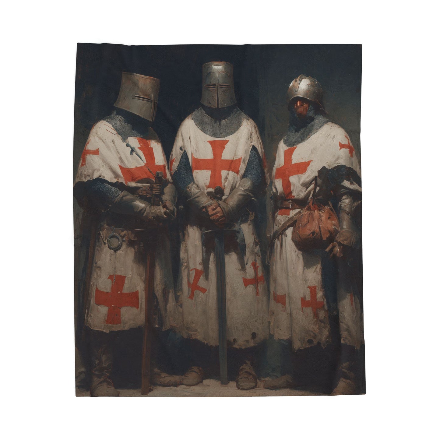 Templars Crusaders Blanket