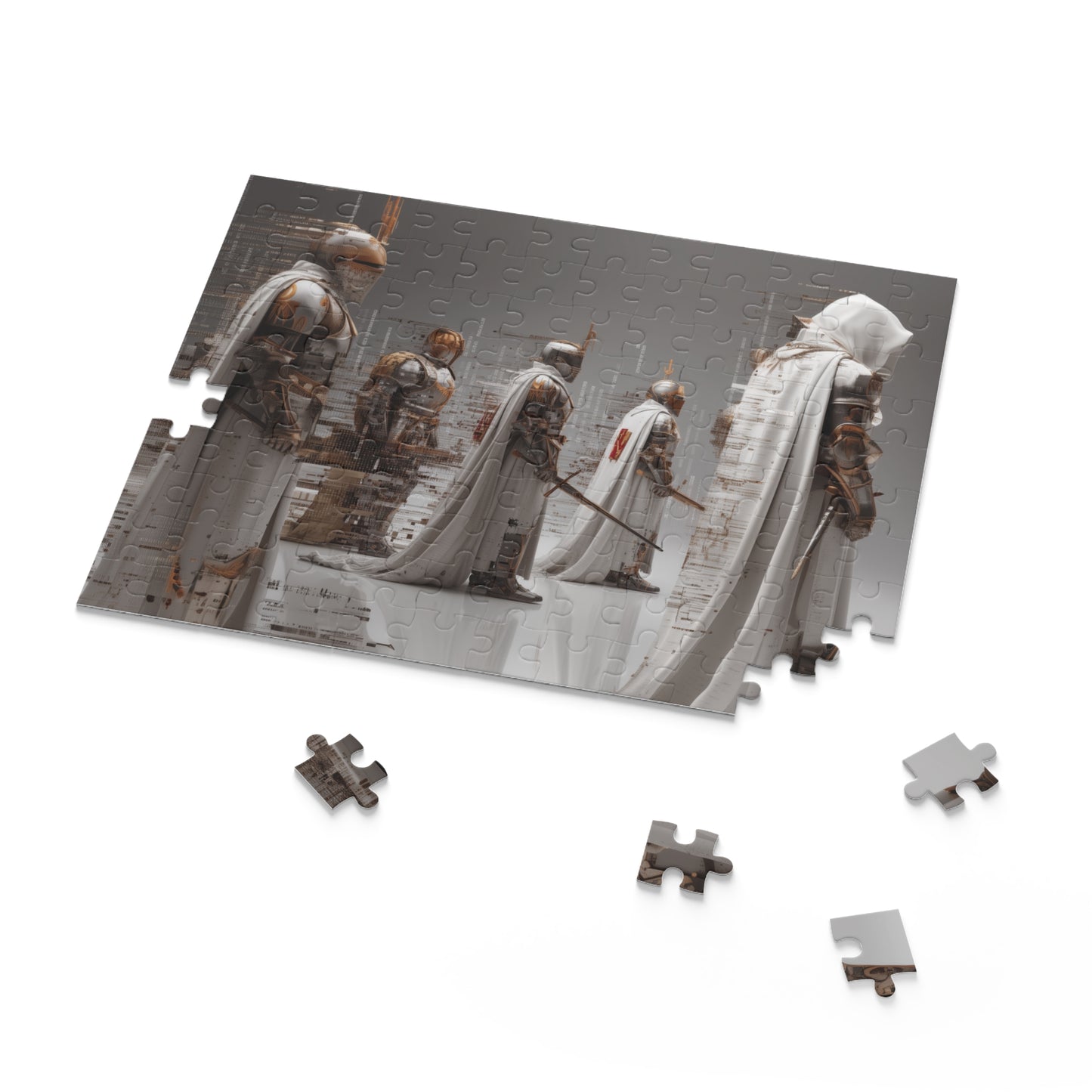 The Coded Knights Puzzle