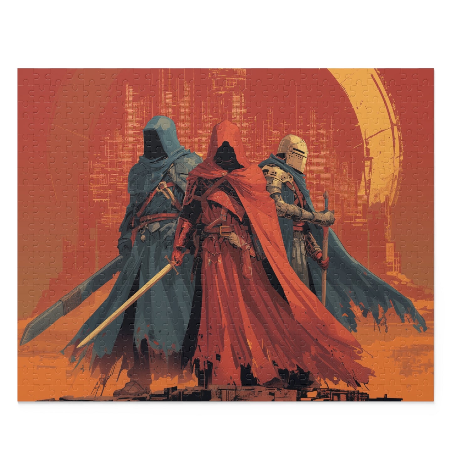 Epic Fantasy Puzzle (120, 252, 500-Piece) - Adventure Decor, Game Night Activity, Gift for Gamers, Art Lovers, and Birthdays