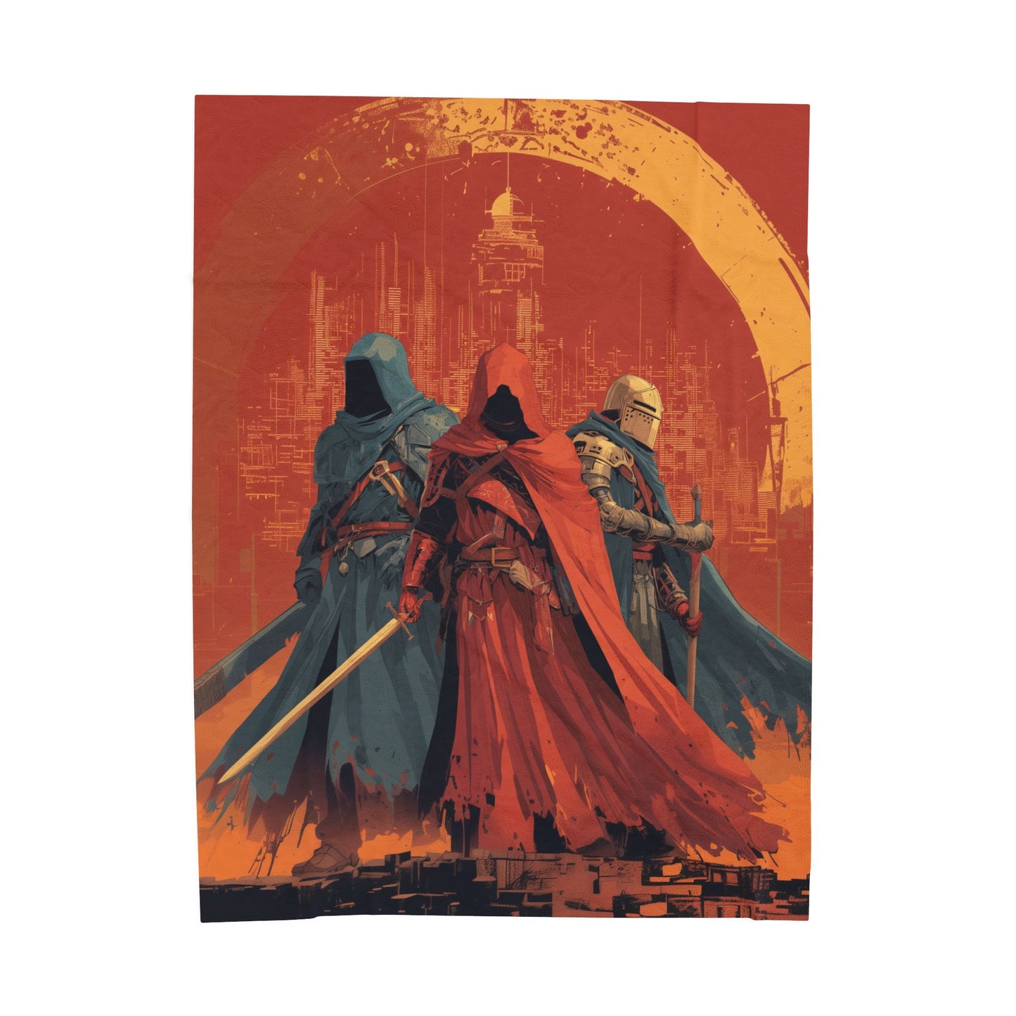 Digital Knights Blanket