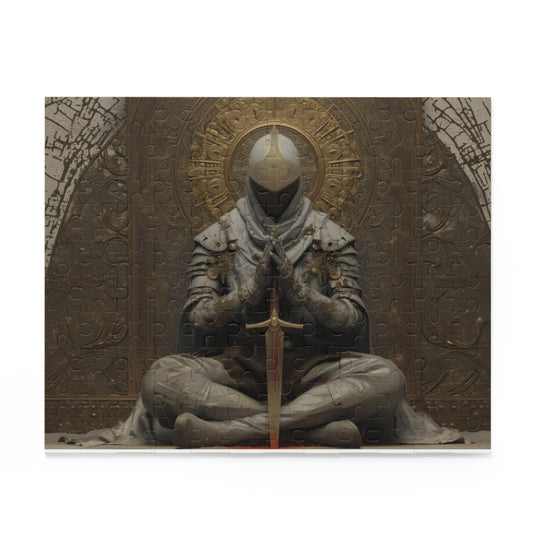 Mystical Knight Puzzle - 120, 252, 500-Piece, Fantasy Gifts, Home Décor, Mindfulness Activity, Game Night, Unique Collectible