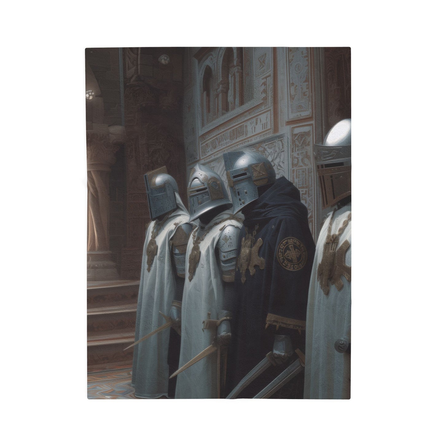 Guardians of the Knights Temple Blanket