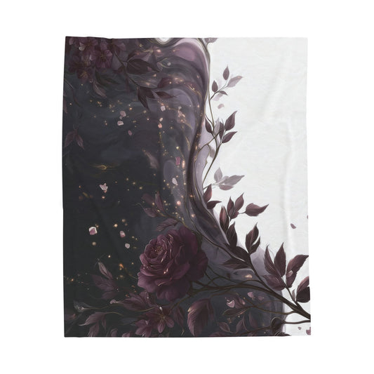 Purple Rose Blanket