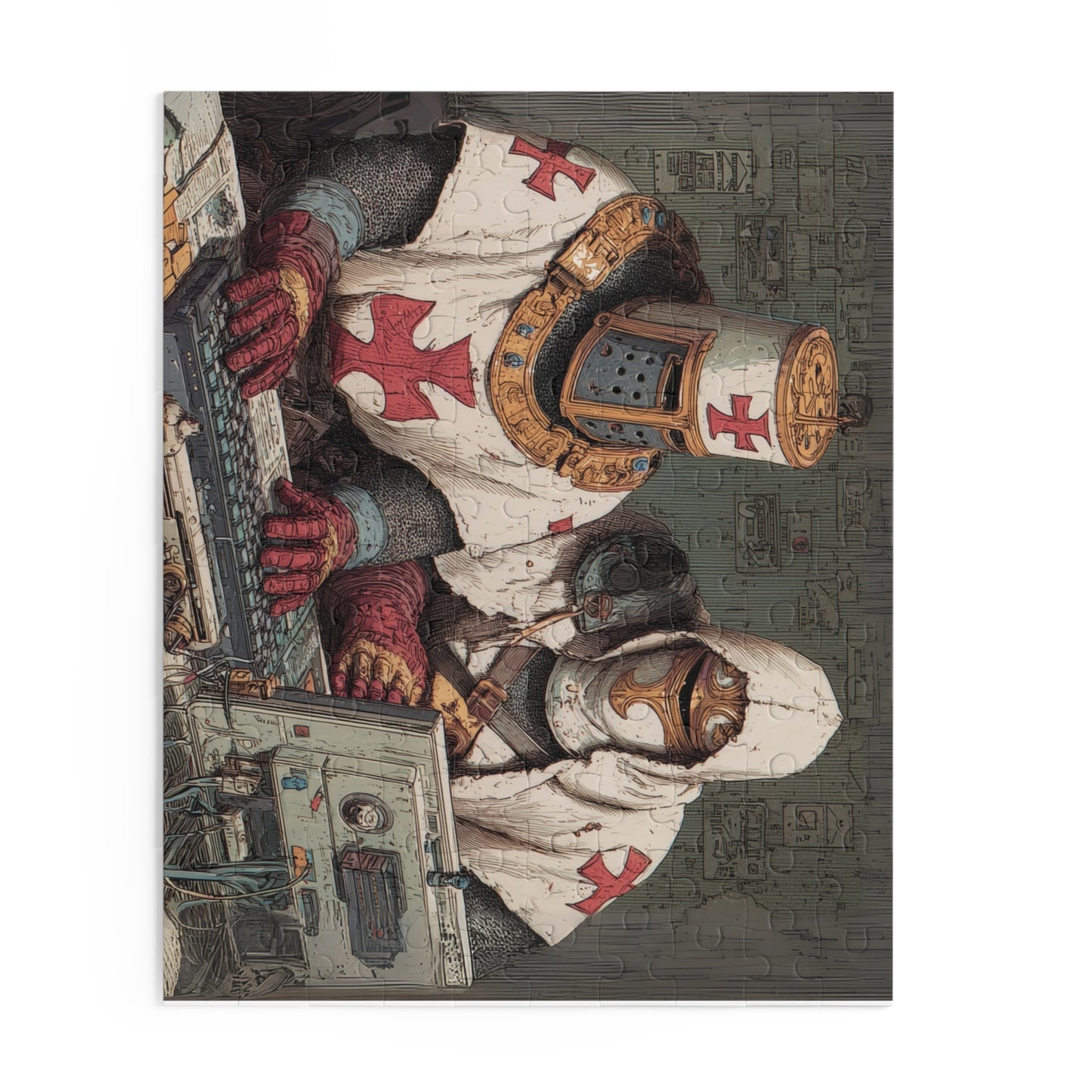 Coded Knights Puzzle