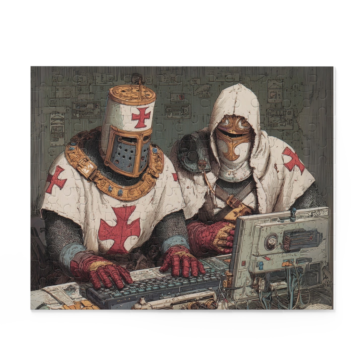 Coded Knights Puzzle