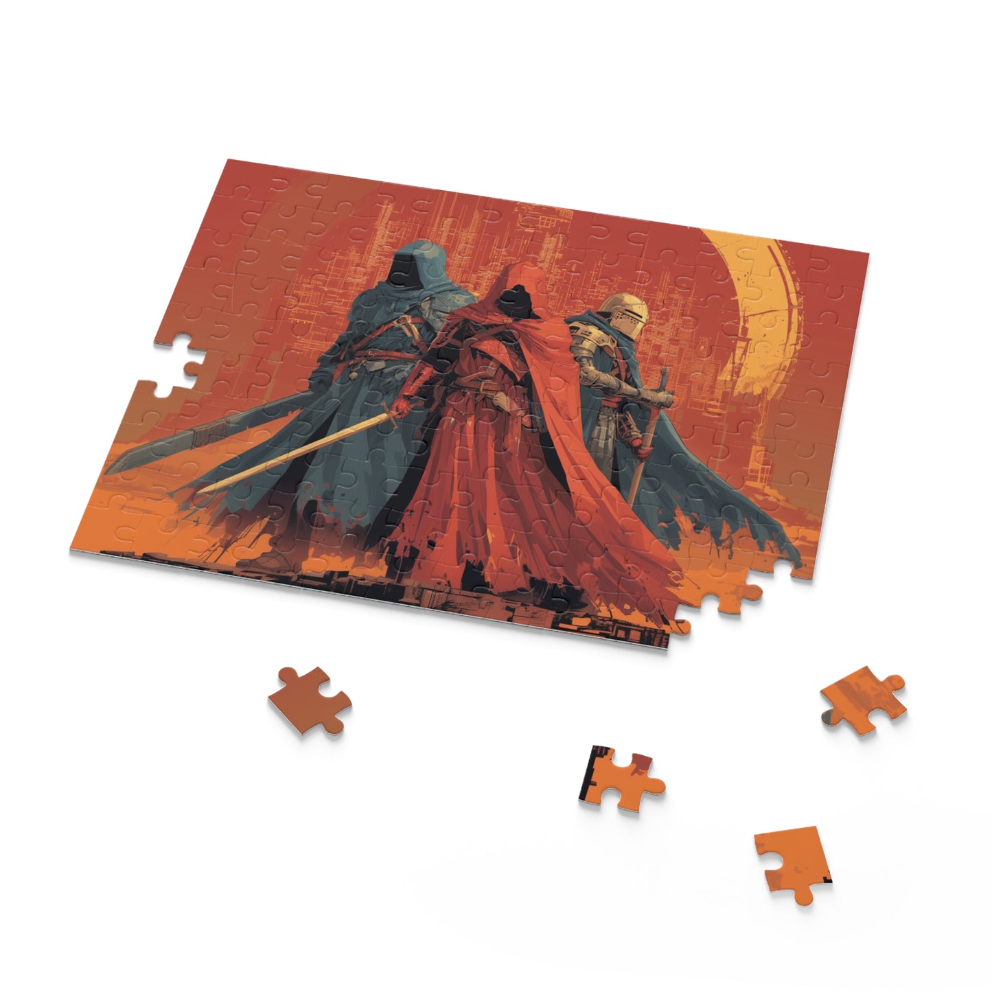 Epic Fantasy Puzzle (120, 252, 500-Piece) - Adventure Decor, Game Night Activity, Gift for Gamers, Art Lovers, and Birthdays