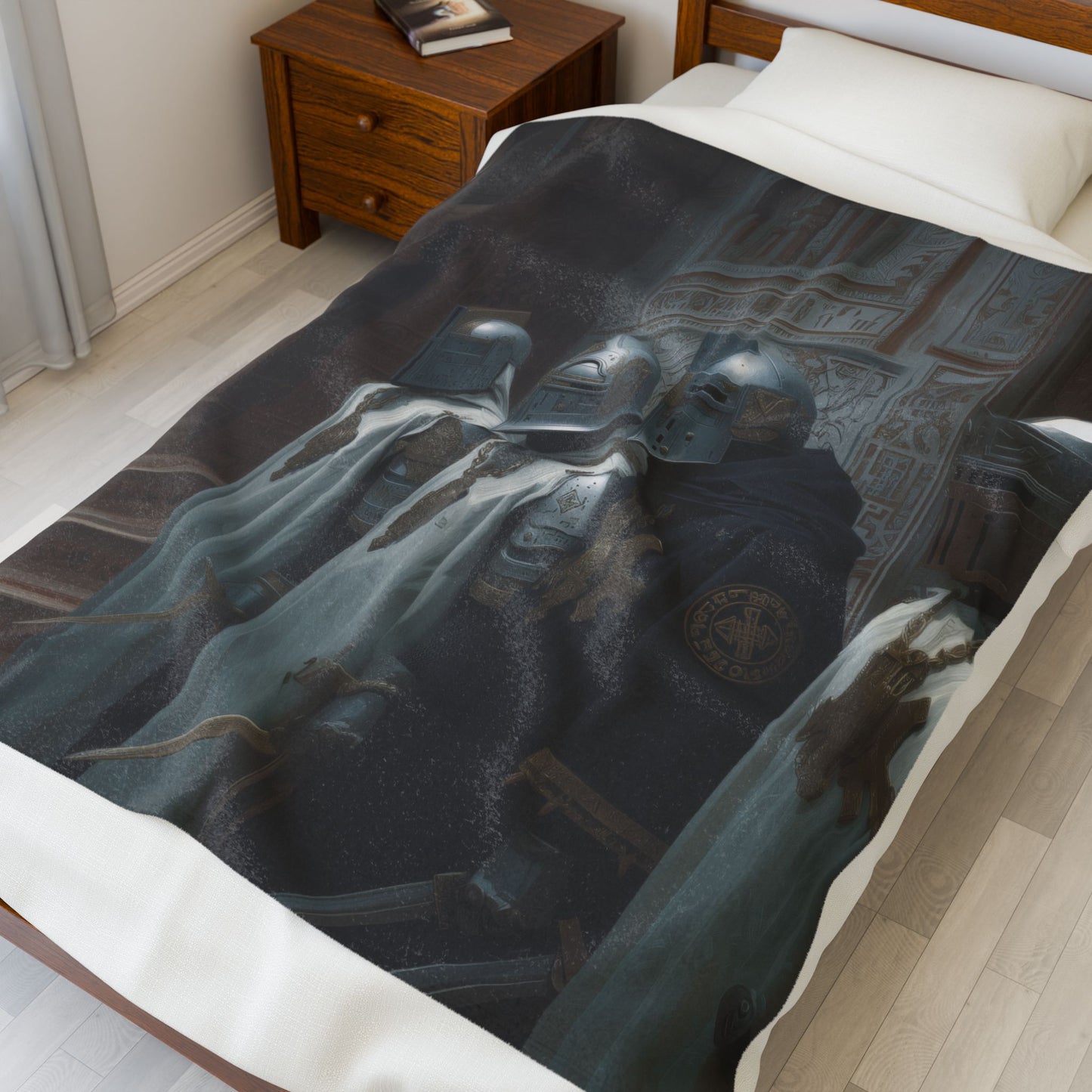 Guardians of the Knights Temple Blanket