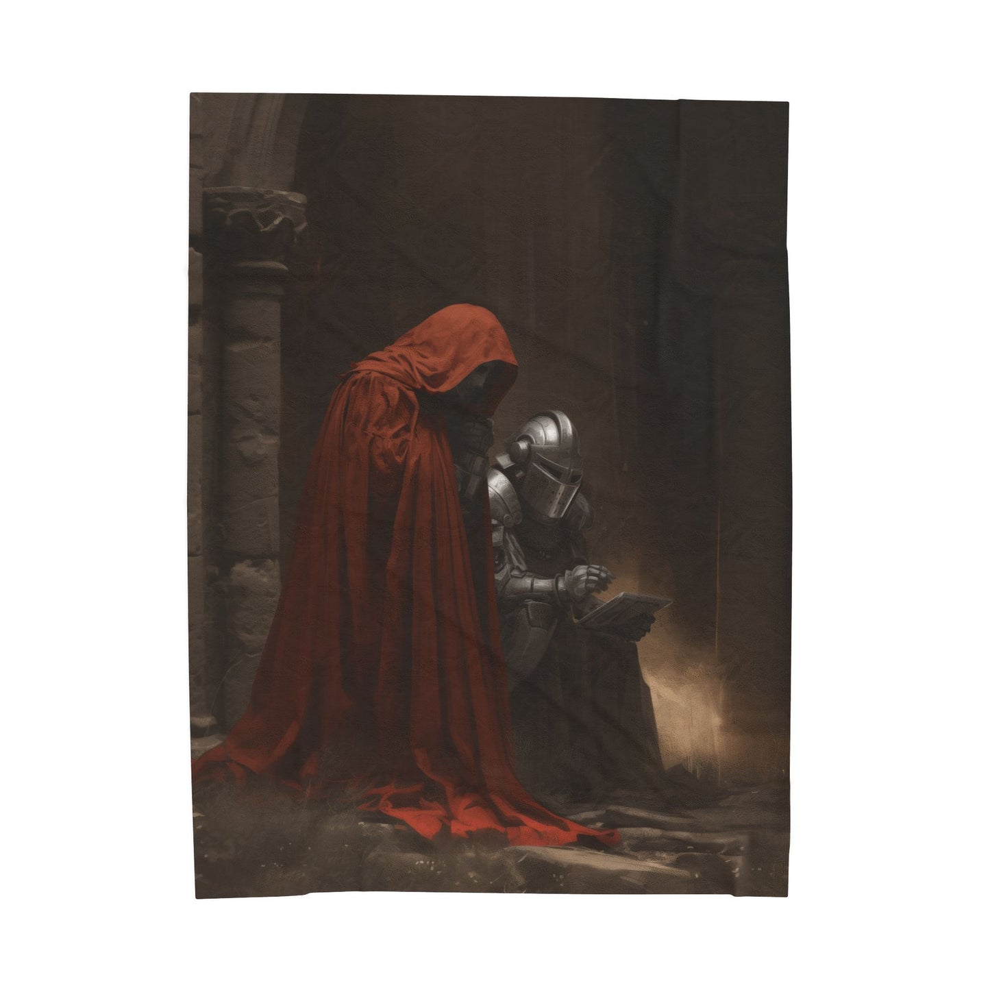 Cloak and knight Blanket
