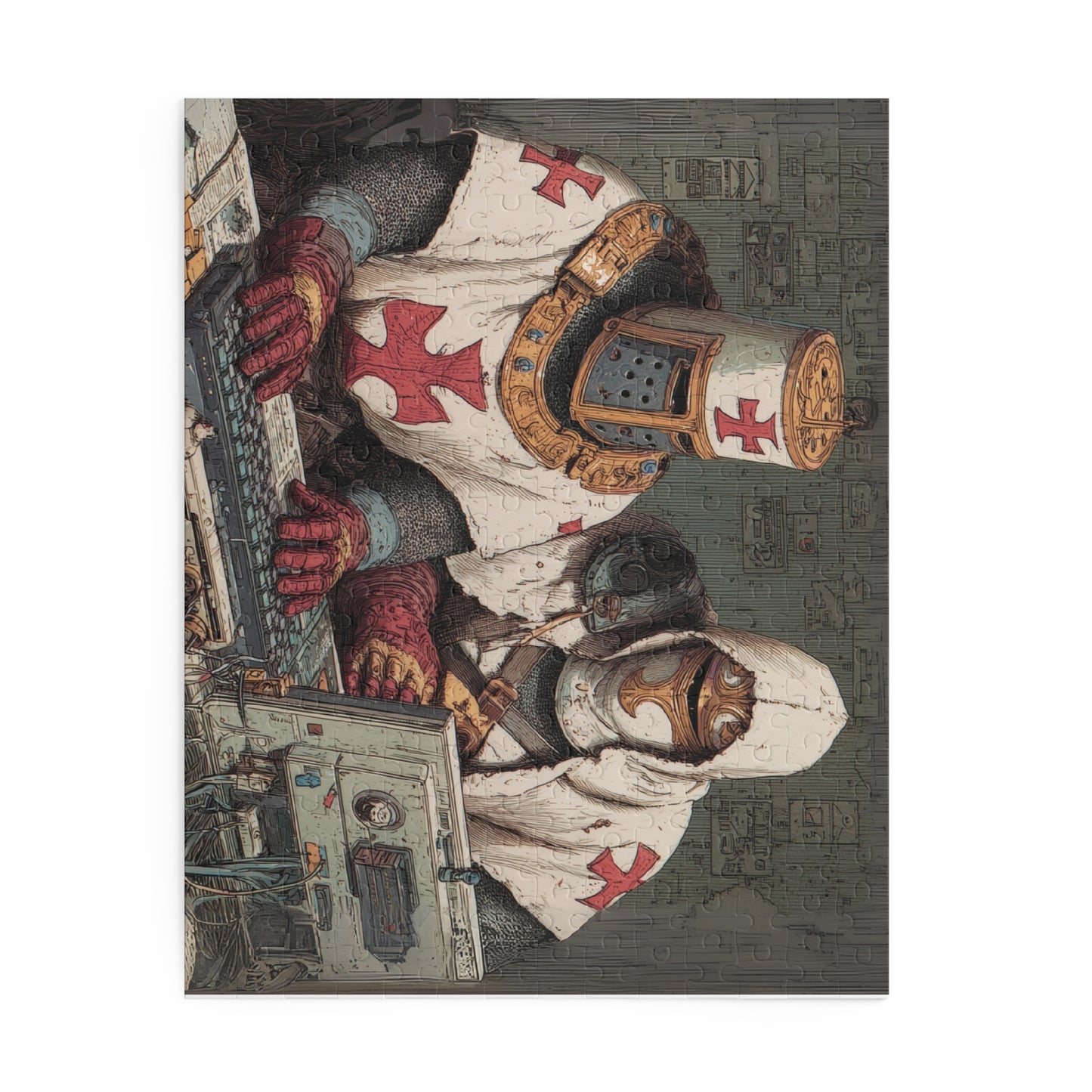 Coded Knights Puzzle