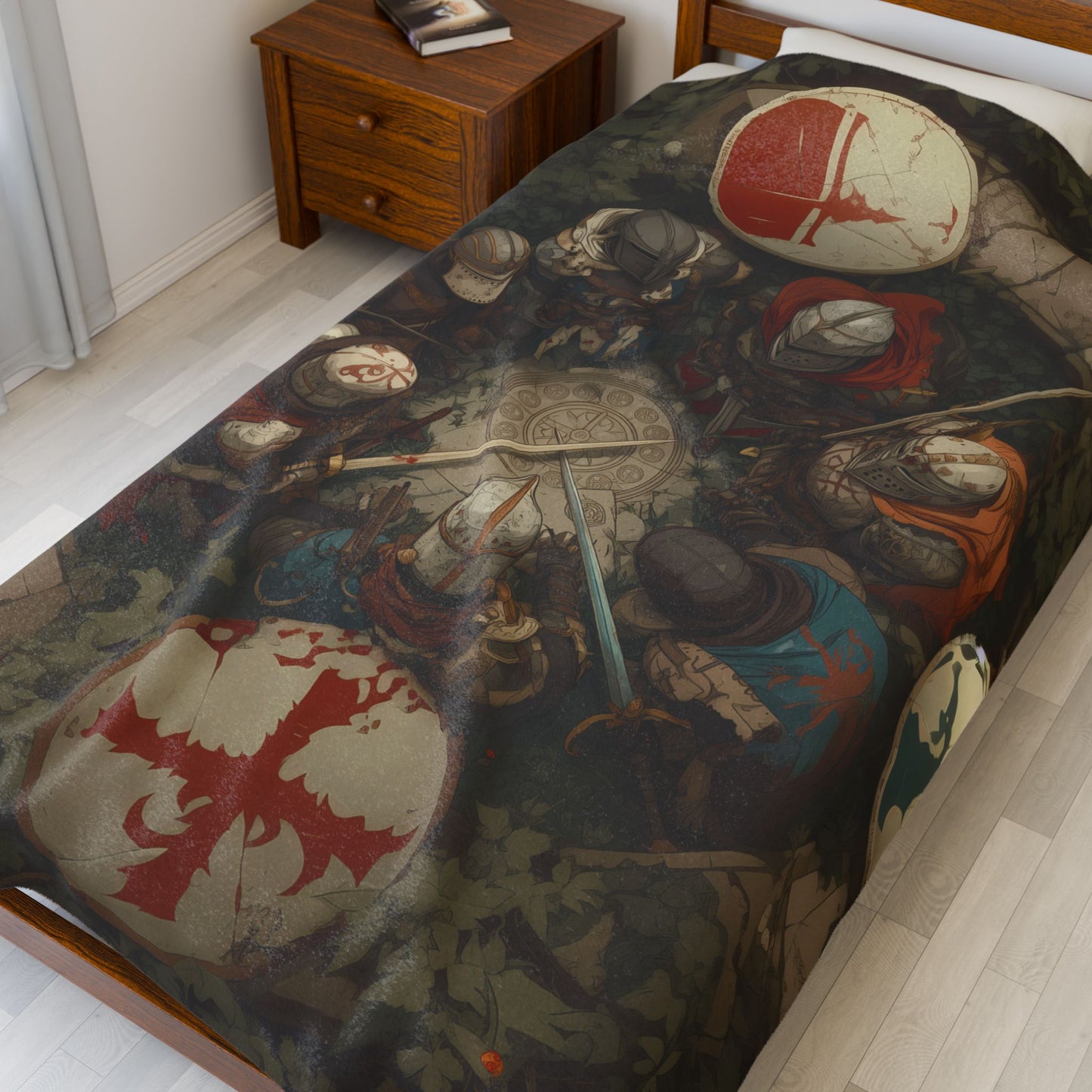 A knights Circle Blanket