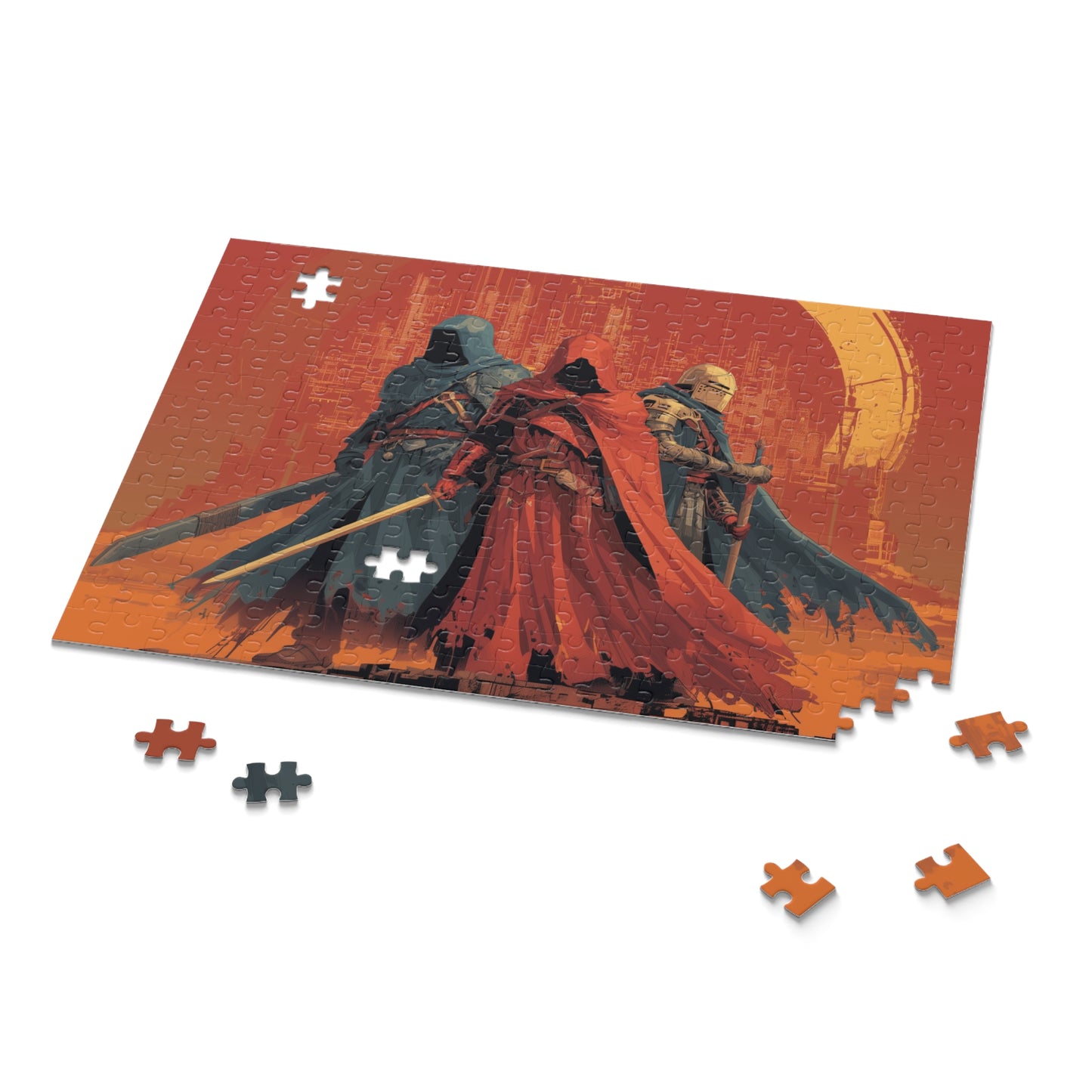 Epic Fantasy Puzzle (120, 252, 500-Piece) - Adventure Decor, Game Night Activity, Gift for Gamers, Art Lovers, and Birthdays