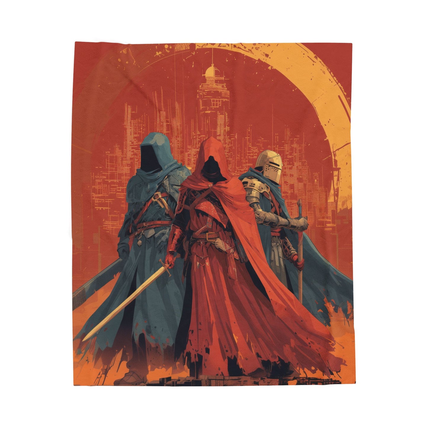 Digital Knights Blanket