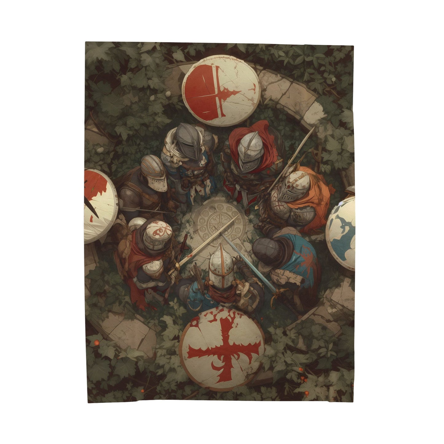 A knights Circle Blanket