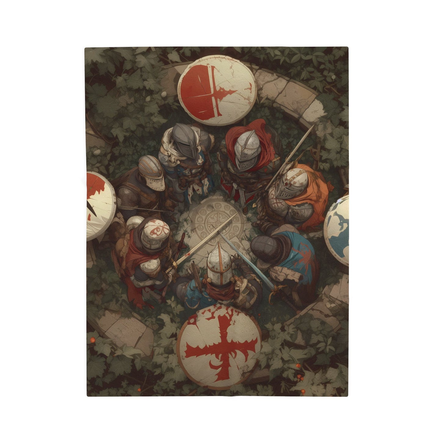 A knights Circle Blanket