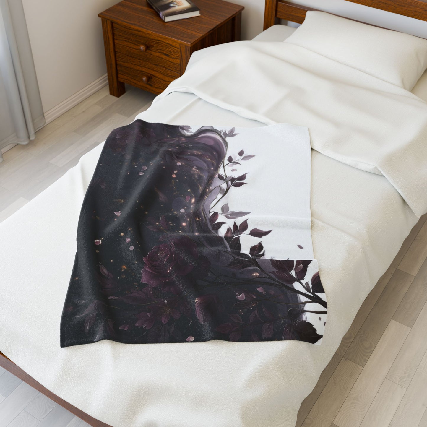 Purple Rose Blanket