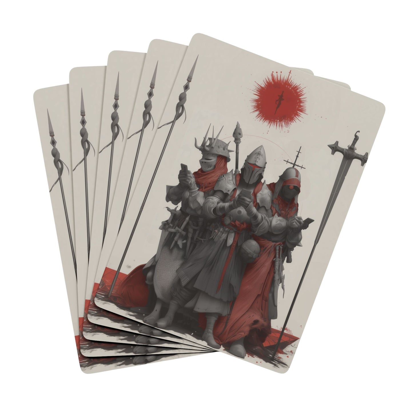 Texting Warriors Poker Playing Cards