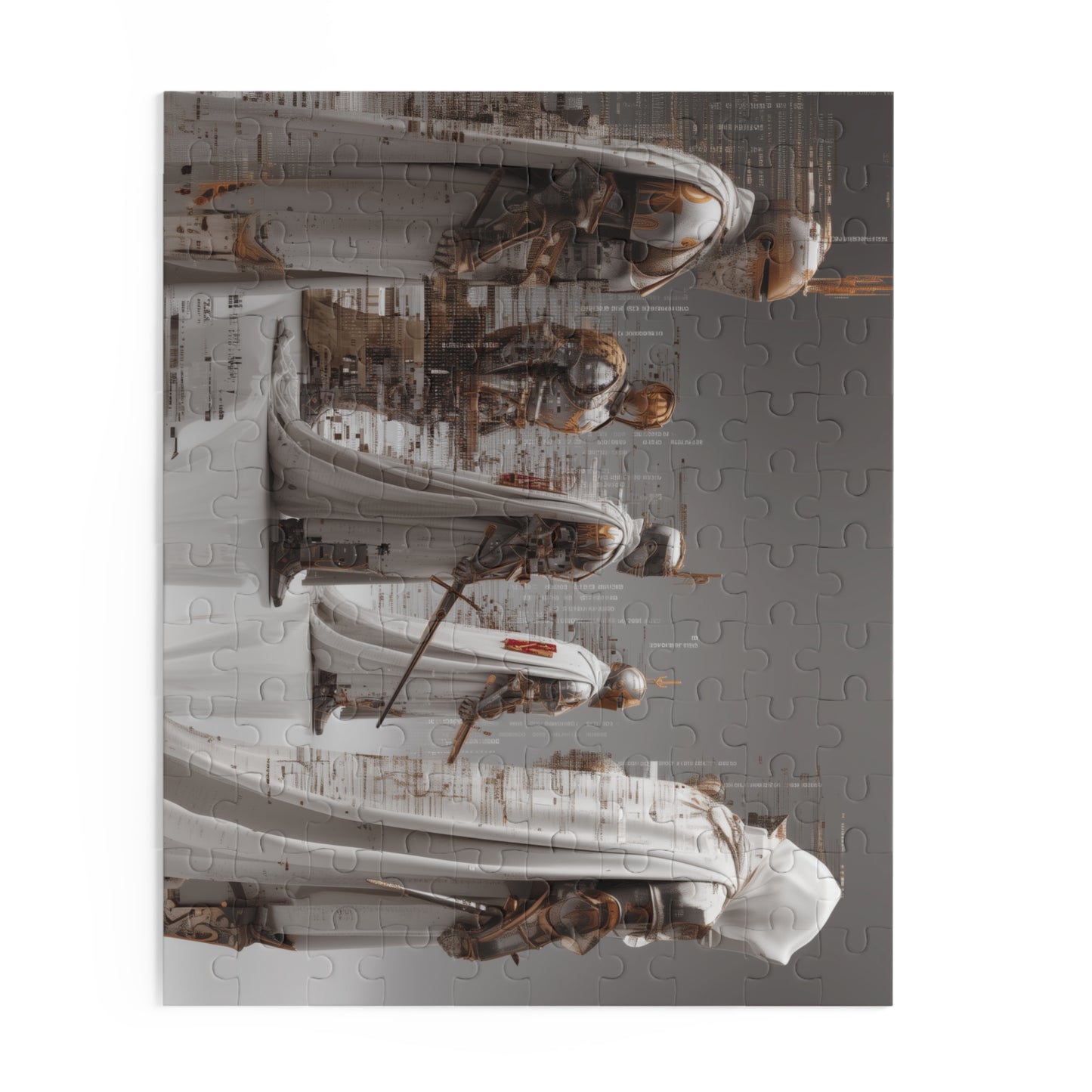 The Coded Knights Puzzle