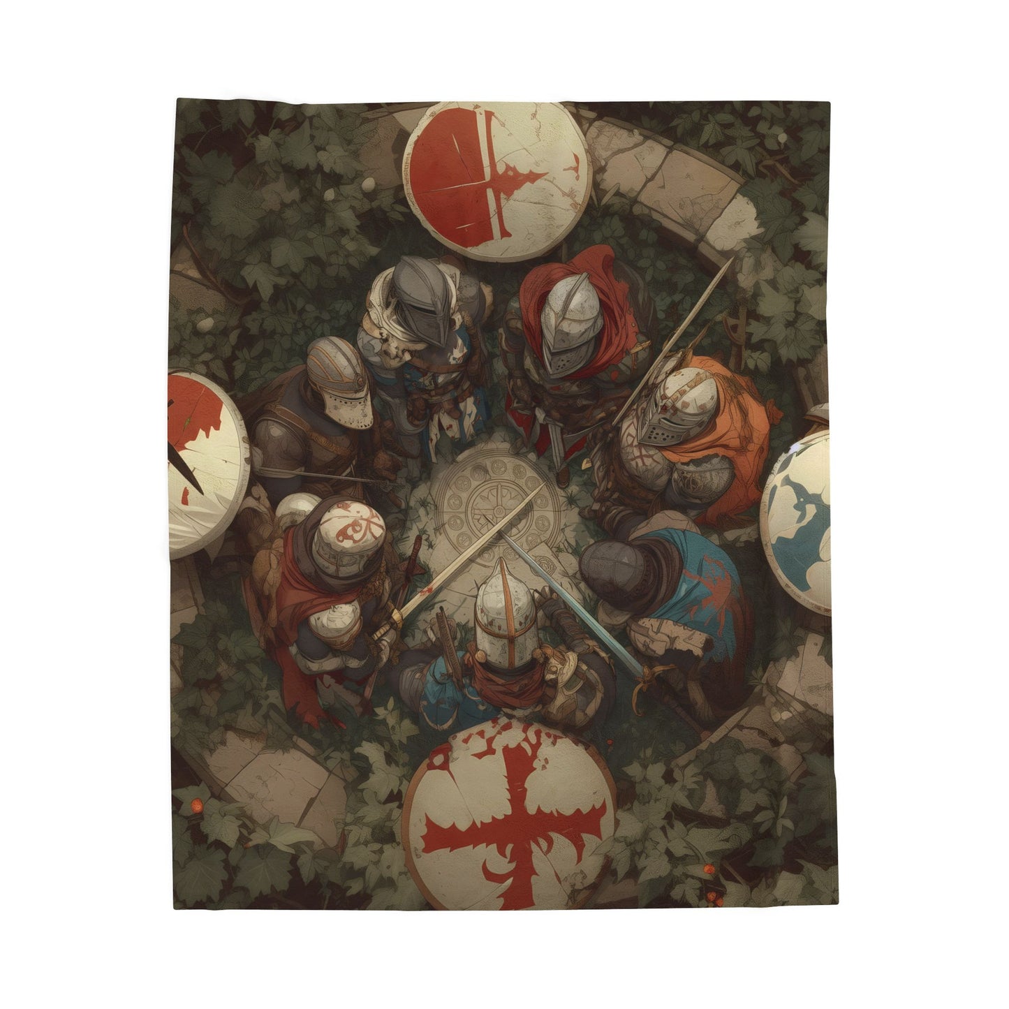 A knights Circle Blanket