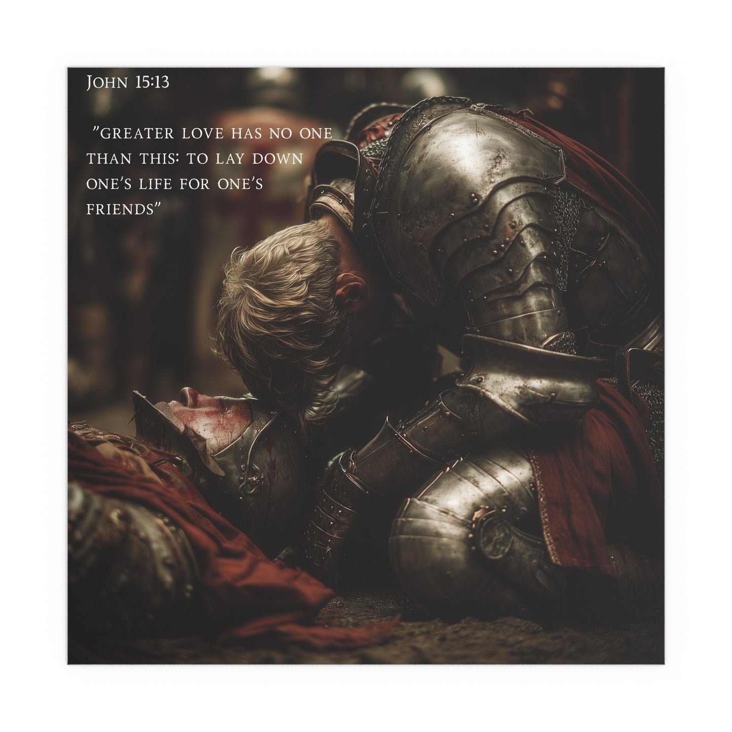 Greater Love Silk Poster