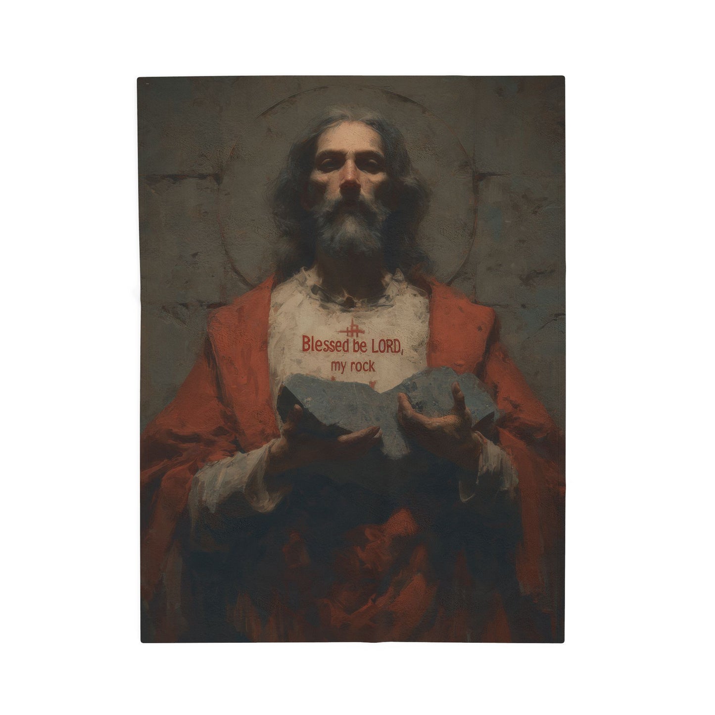 Blessed be the Lord Blanket, Cozy Home Decor, Religious Gift, Faith-Inspired Blanket, Church, Christian Living