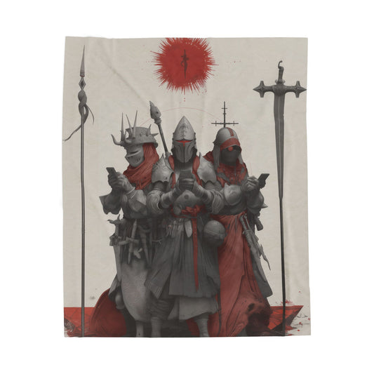 Texting Warriors Blanket