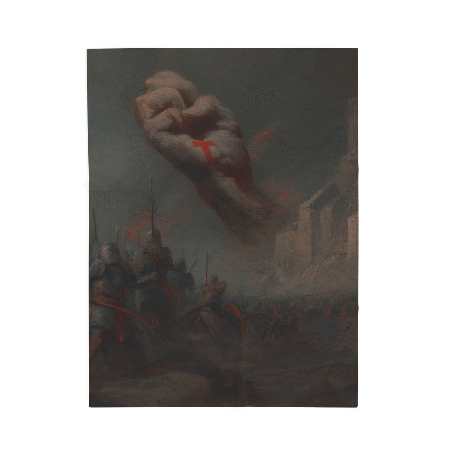 Celestial Knight's With God's Fist Blanket