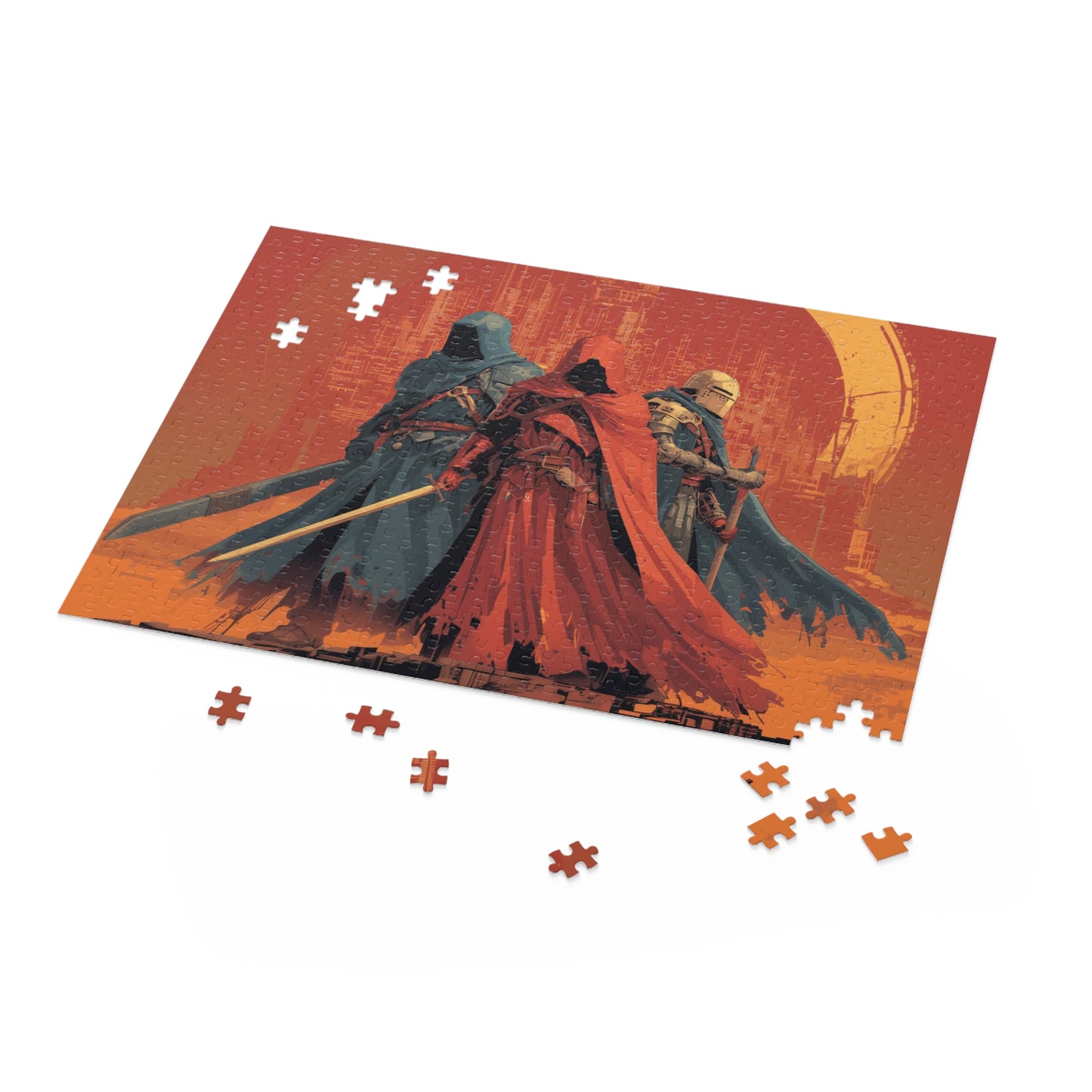 Epic Fantasy Puzzle (120, 252, 500-Piece) - Adventure Decor, Game Night Activity, Gift for Gamers, Art Lovers, and Birthdays