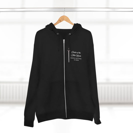 Order of the Idle Hands Zip Hoodie