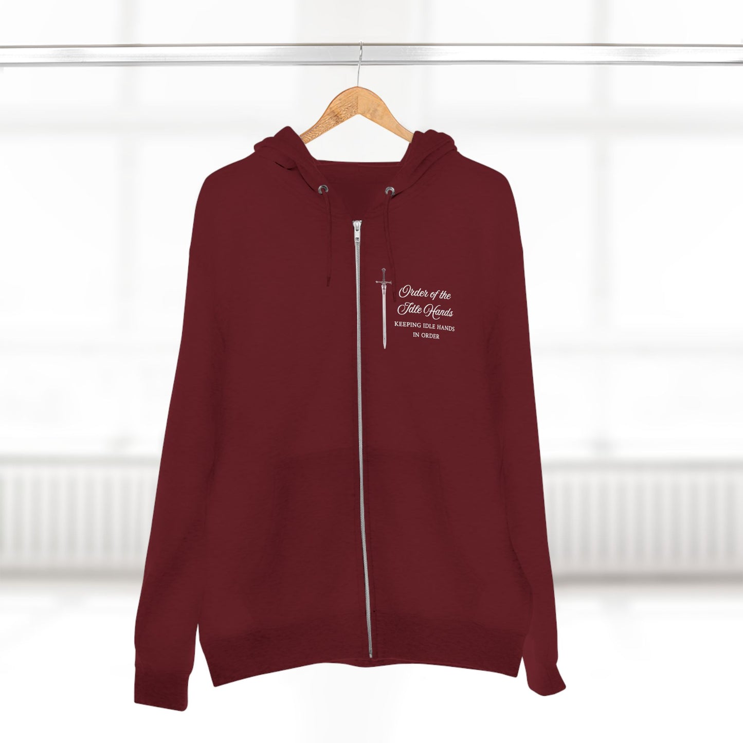 Order of the Idle Hands Zip Hoodie