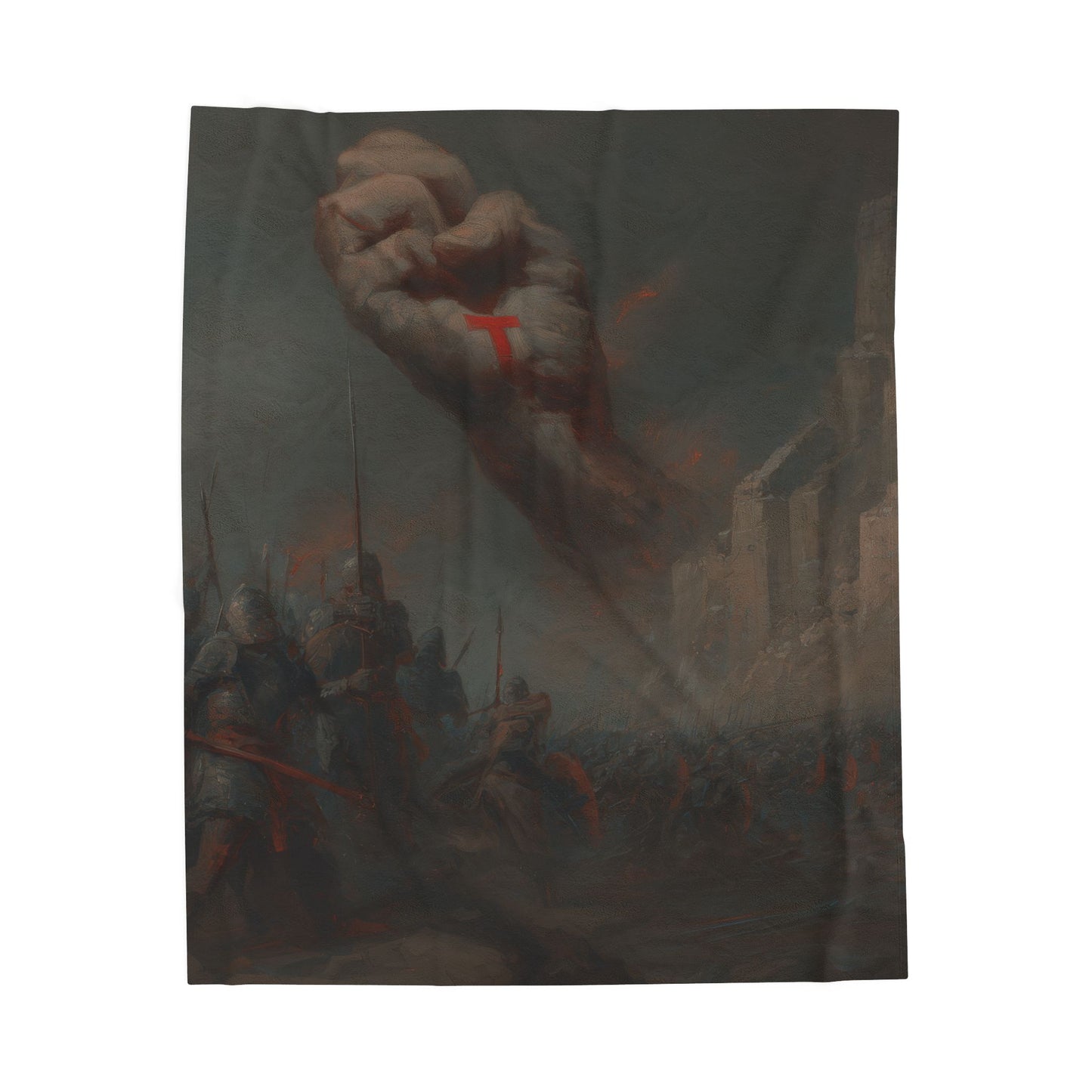 Celestial Knight's With God's Fist Blanket