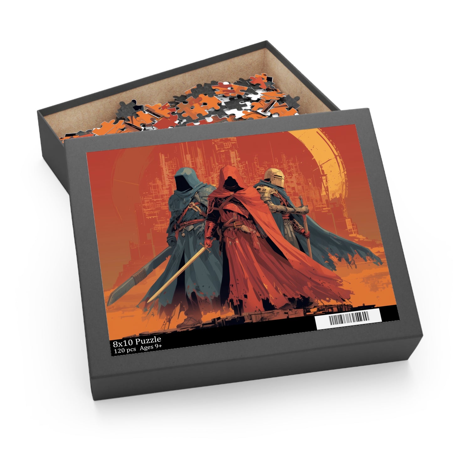Epic Fantasy Puzzle (120, 252, 500-Piece) - Adventure Decor, Game Night Activity, Gift for Gamers, Art Lovers, and Birthdays