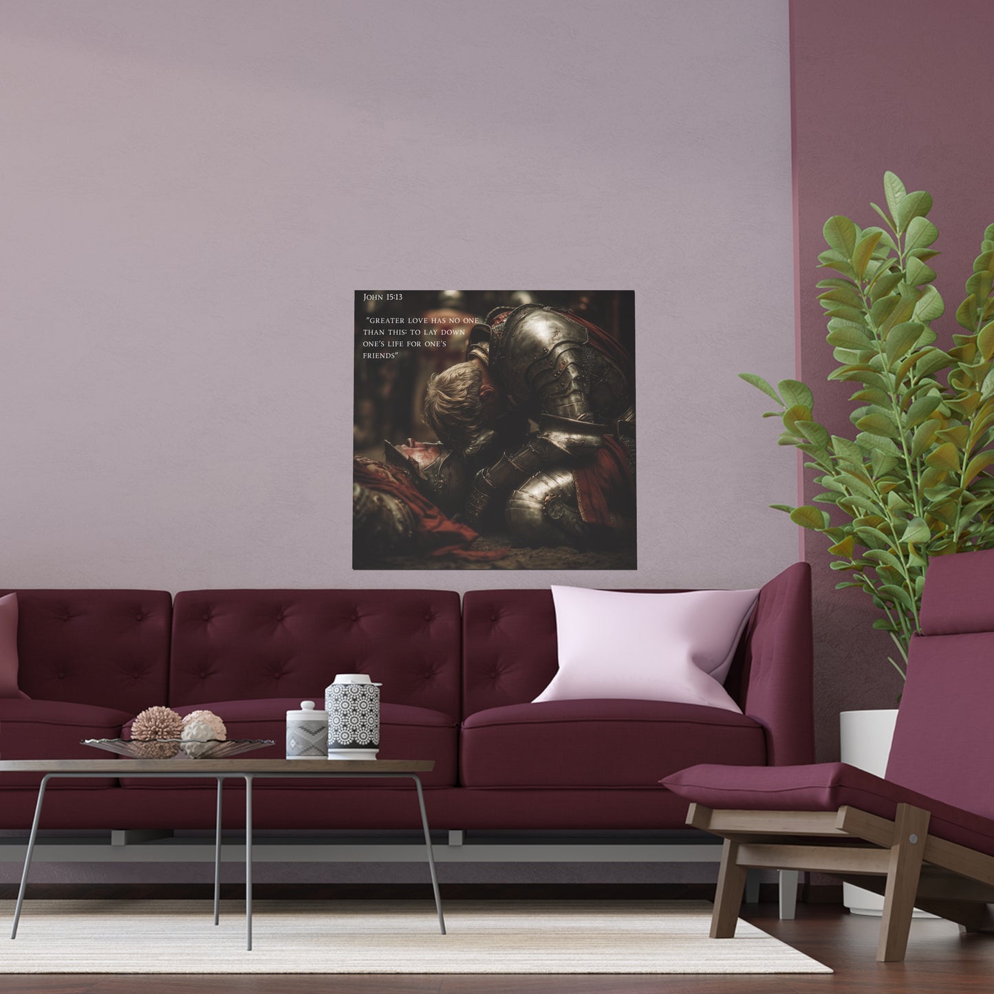 Greater Love Silk Poster