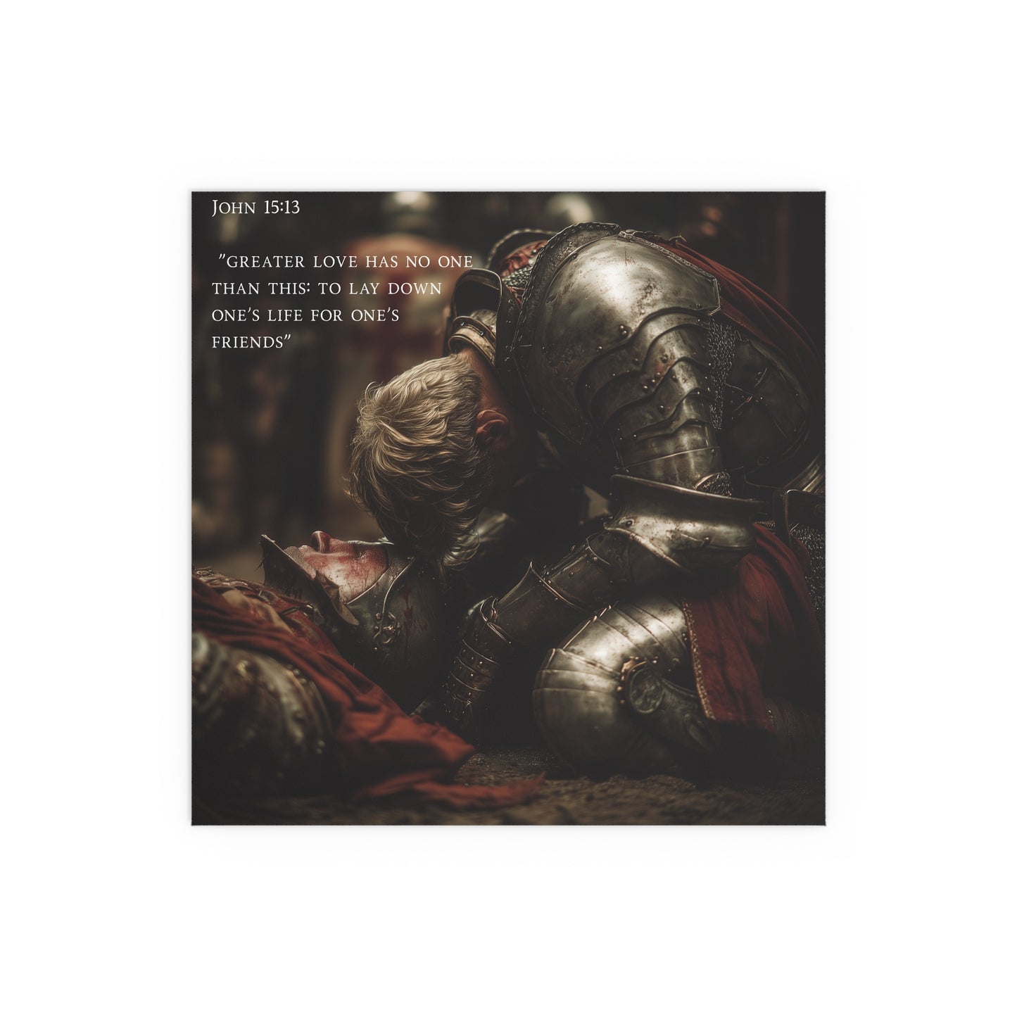 Greater Love Silk Poster