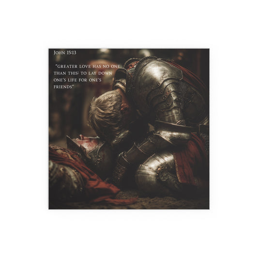 Greater Love Silk Poster