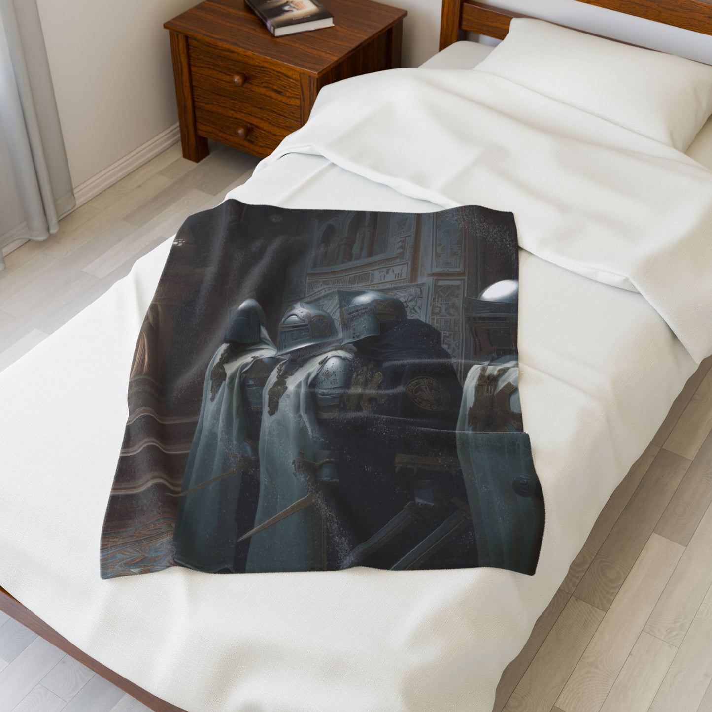 Guardians of the Knights Temple Blanket